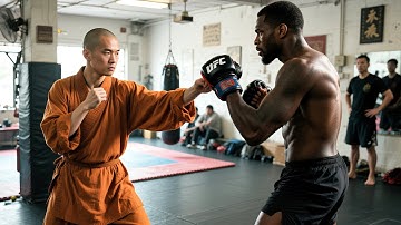 Rare Footage: Shaolin Monk Spars With UFC Fighter | You