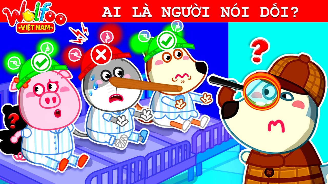 Wolfoo Việt Nam⭐ Ai Là Người Giả Vờ Bị Thương Để Trốn Học | Dạy Bé Kỹ Năng Sống| Hoạt Hình Thiếu Nhi