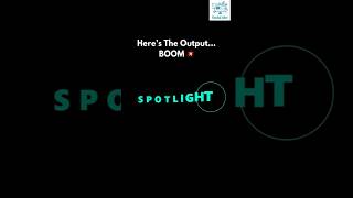 Cursor Spotlight Text Effect 🔦✨ | HTML CSS JavaScript Animation #coding #htmlcssjs #codeeveryday