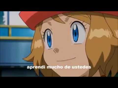 SERENA BESA A ASH!!! AMOUR-CANON!!! subtitulado español