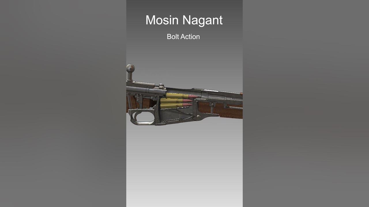 Russian bolt action rifle mosin nagant rifle ww2 rifle how it