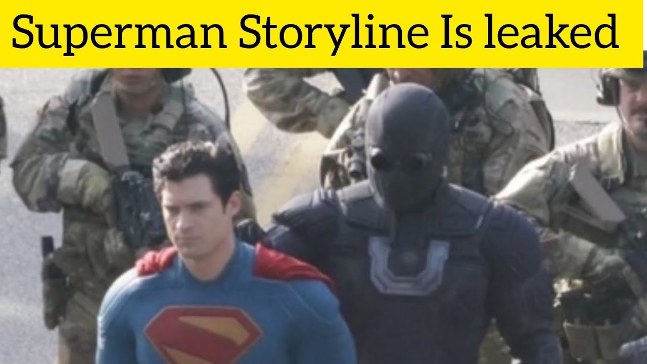 Leaked photos from James Gunn's movie set show Superman getting arrested || Celebs world