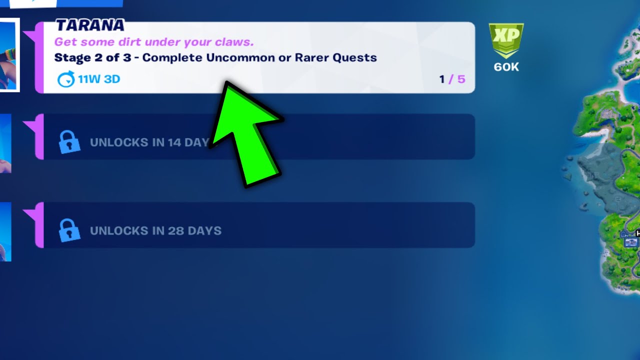 Complete Uncommon or Rarer Quests