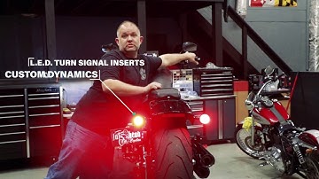 Installation of Custom Dynamics ProBEAM Turn Signal Inserts On A Harley-Davidson Breakout