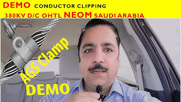 Demonstration | Conductor Clipping | 380kV D/C OHTL Project | NEOM Saudi Arabia