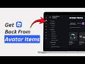 How To Get Robux Back From Avatar Items (2026) | Roblox Refund Guide
