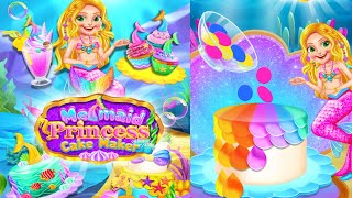 mermaid princess cake cooking game for girls mermaid cake wala game children educational screenshot 1