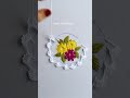 So satisfying new unique work || this border design so viral #embroidery #shortsviral #trendy