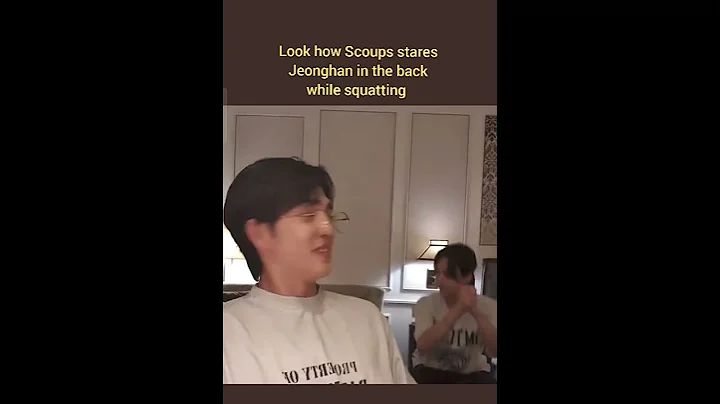 Whats the meaning of that stares Choi Seung Cheol?😍😱#seventeen #jeonghan #scoups