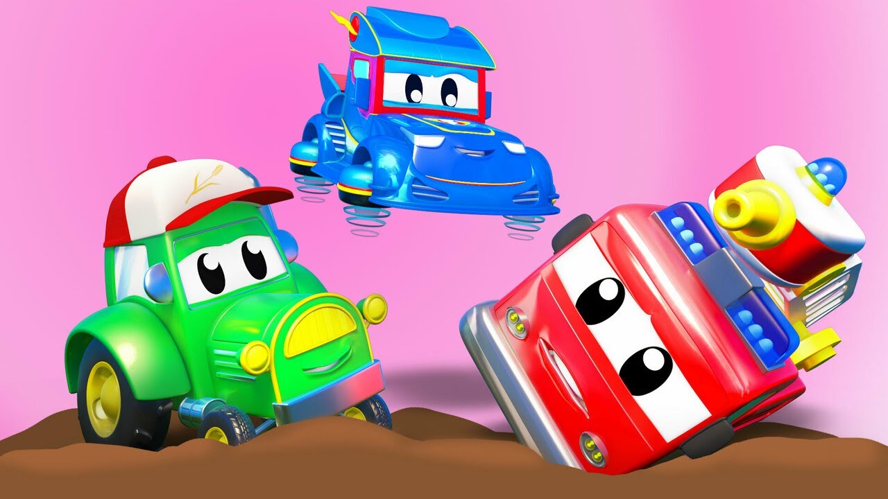 TRAKTOR und FEUERWEHRAUTO stecken im MATSCH fest!