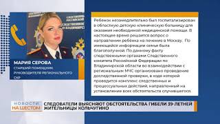 Следователи выясняют обстоятельства гибели 39-летней жительницы Кольчугино