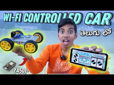 How To Make a WIFI Control Car | With ESP8266 | Telugu Expriments | Science Project