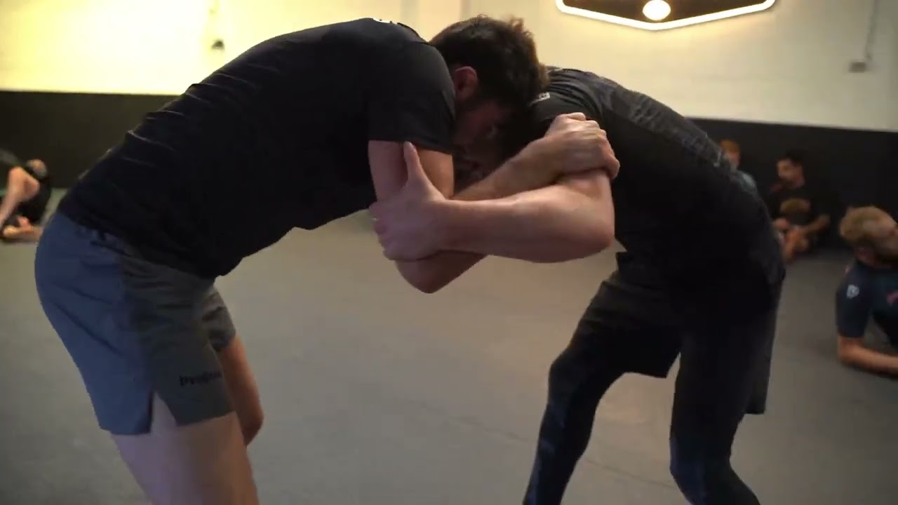 Nogi sparring. Ellis Younger & Andrew Sill