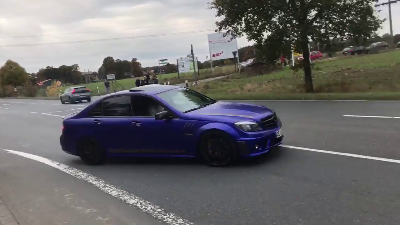 C63 AMG GOES CRAZY BEINAHE CRASH Hannover Hardcore Treffen 2016