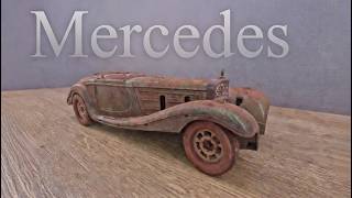 Total Rebuild of an Abandoned Mercedes-Benz 500K #abandonedcar #autorebuild