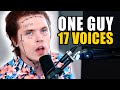 Video thumbnail of "One Guy, 17 Voices (Billie Eilish, Michael Jackson, Post Malone & MORE)"