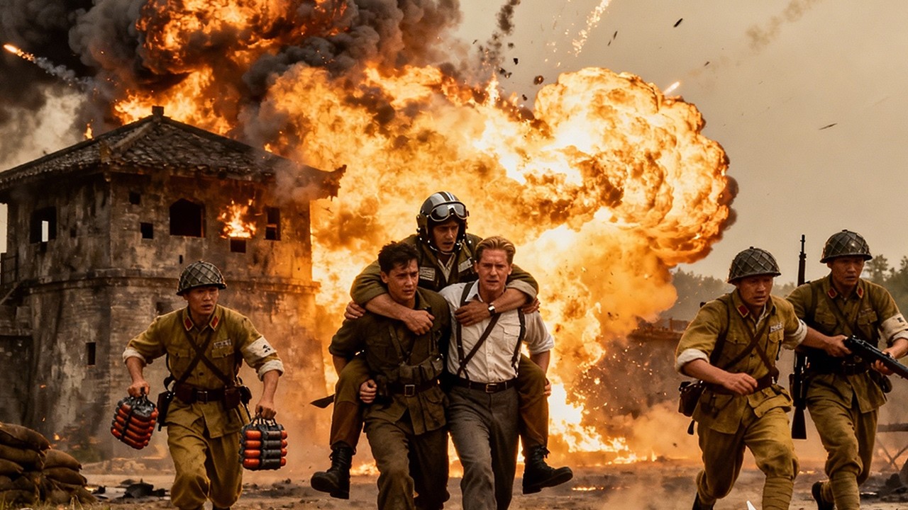 Epic Battle：Behind Enemy Lines: Elite Fighters Destroy Base to Save a Downed Pilot 