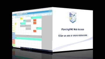 Resources filter: Display the planning of one or several resources | PlanningPME Web Access