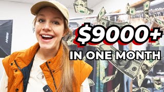 $9000+ in MARCH as a SOLO RESELLER!!! Sales Recap + What Sold FAST  Reseller Vlog #43