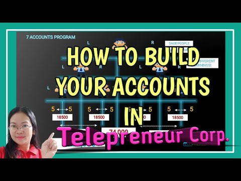 Comment construire vos comptes dans Telepreneur Corp?