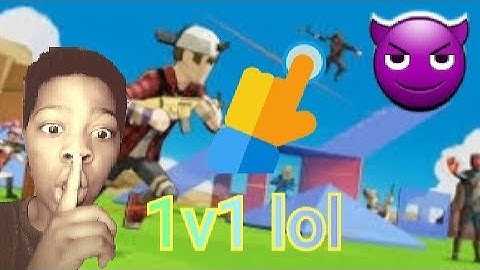 Using an autocliker in 1v1 lol! [Must Watch]