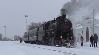 Паровоз Л-5248. Маневры по станции Осташков /L-5248 steam locomotive shunting on Ostashkov station