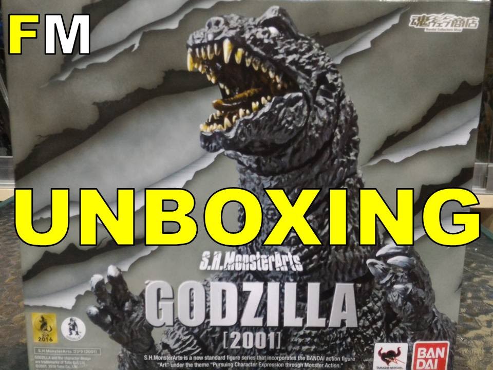 S.H.MonsterArts Godzilla 2001 Unboxing - YouTube