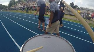 NHS Drumline: Marching Out The Football Team