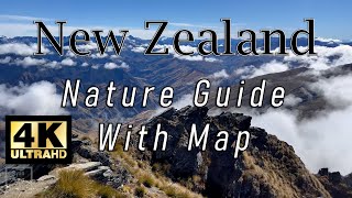 New Zealand - Nature Guide With Map - (4K With Relaxing Background Music) screenshot 3