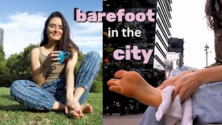 barefoot in the city and grounding morning ritual *life in Sydney*