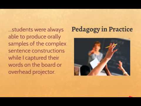 W. 11/6: Teaching Grammar in Context - YouTube