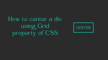 How to center a div using Grid property of CSS #javascript #frontend #animation #loader #loading
