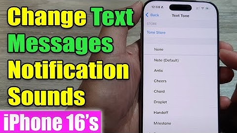 iPhone 16/16 Pro Max: How to Change Text Messages Notification Sounds