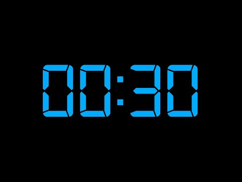 30 Seconds Countdown Tosca Black Screen No Copyright