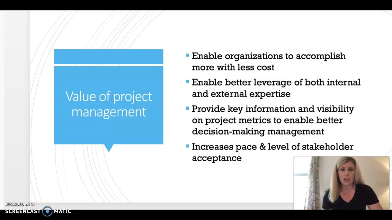 Project Management Overview Module 1 - YouTube