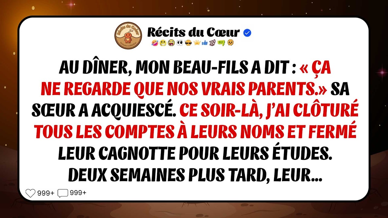 J'ai Épargné 85 000 $ Pour Leurs Études, Mais Je Ne Suis Pas Leur Vrai Père. J'ai Donc...