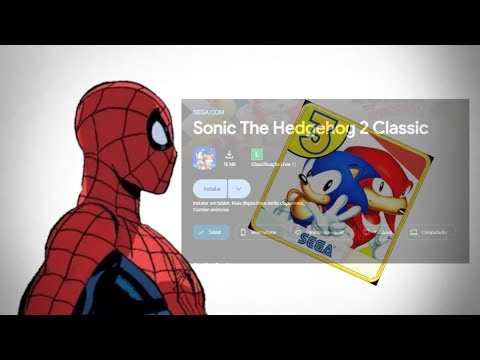 Fake Sonic 2 on the Play Store LMAOOOOO