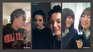 kiss or slap lesbian/bi version on tiktok