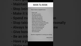🧲 Build a Magnetic Aura & Become Unforgettable ✨🔥#shorts #successmindset
