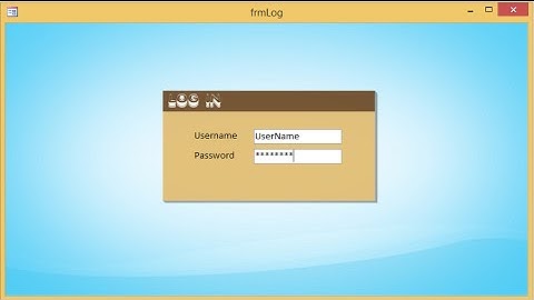 How to Create Log In Form In MS Access VBA  And ADO by Sokchab