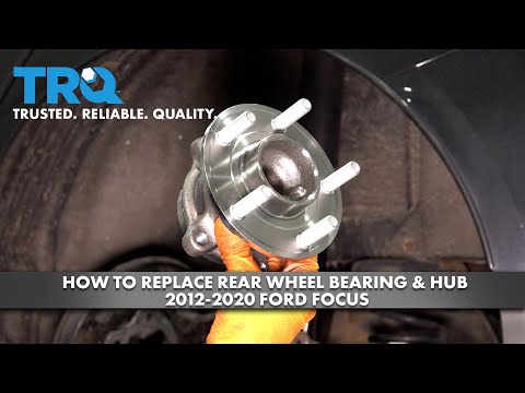 How To Replace Rear Wheel Bearing & Hub 2012-2020 Ford Focus