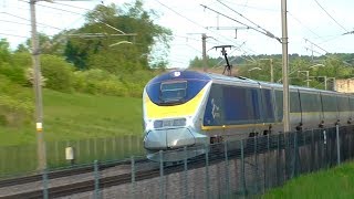 High Speed Trains at Boxley Tunnel, HS1 - 07/01/18 & 16/05/18