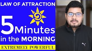 POWERFUL Law of Attraction Technique  5 Minutes a Day | How to Use Law of Attraction | The Secret