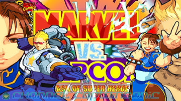 Marvel vs. Capcom (ARCADE) as Captain Commando and Chun-Li