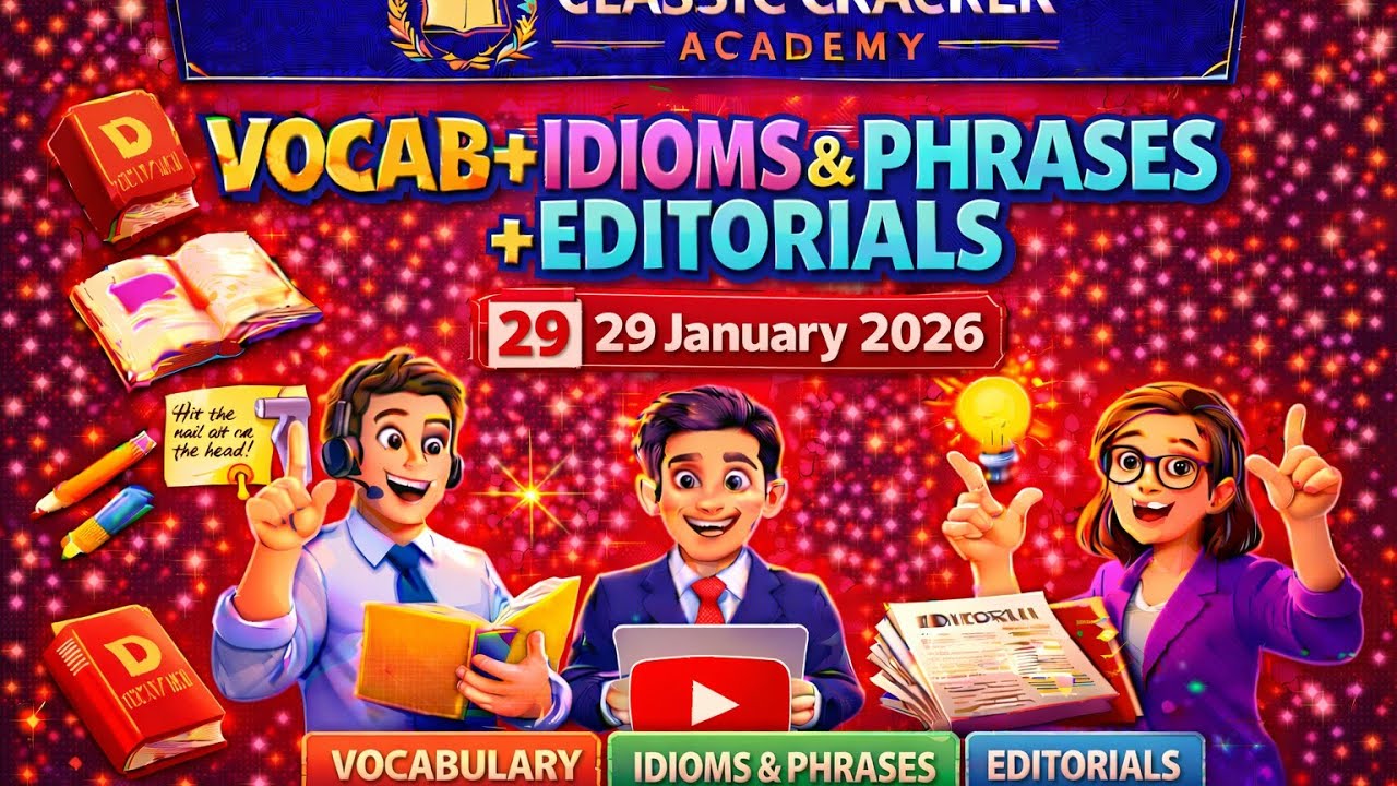 The Hindu Editorial Vocabulary | Idioms & Phrases | Daily English for SSC Exams