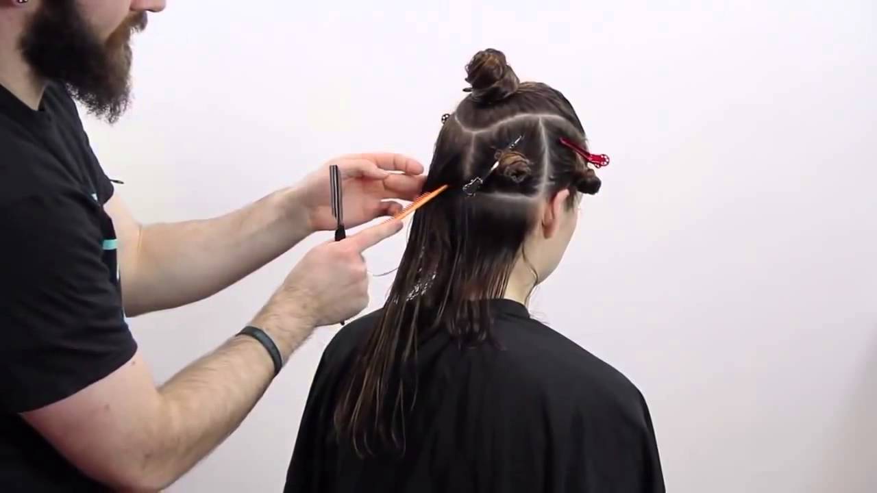 Hairstyle at home haircut at home haircut india hair cutting videos for  women - YouTube