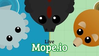 Mope.io Live L: Killed by donkey kick, squid ink, thirst, and more.