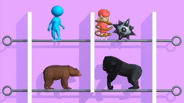 Pin Rescue - Pull The Pin Android Gameplay Walkthrough Levels (31 to 37) part - #2