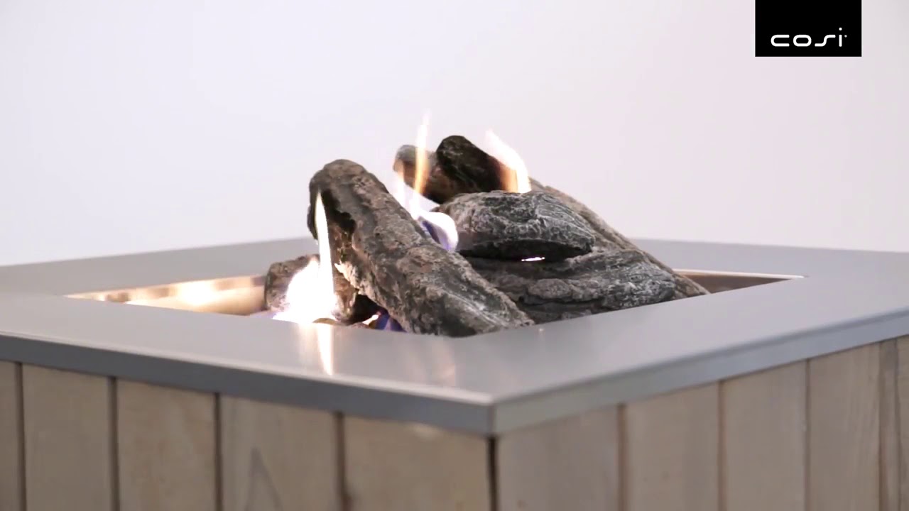 fire vuurtafel Cosicube - YouTube