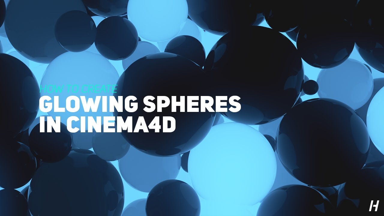 How to Create Glowing Spheres in Cinema4D!